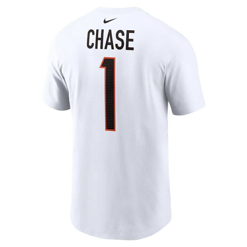 Ja'Marr Chase Cincinnati Bengals Player Name & Number T-Shirt - White | Nike discount
