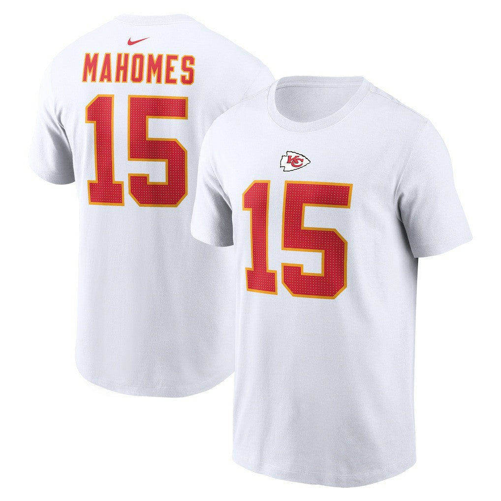 Patrick Mahomes Kansas City Chiefs Player Name & Number T-Shirt - White | Nike online