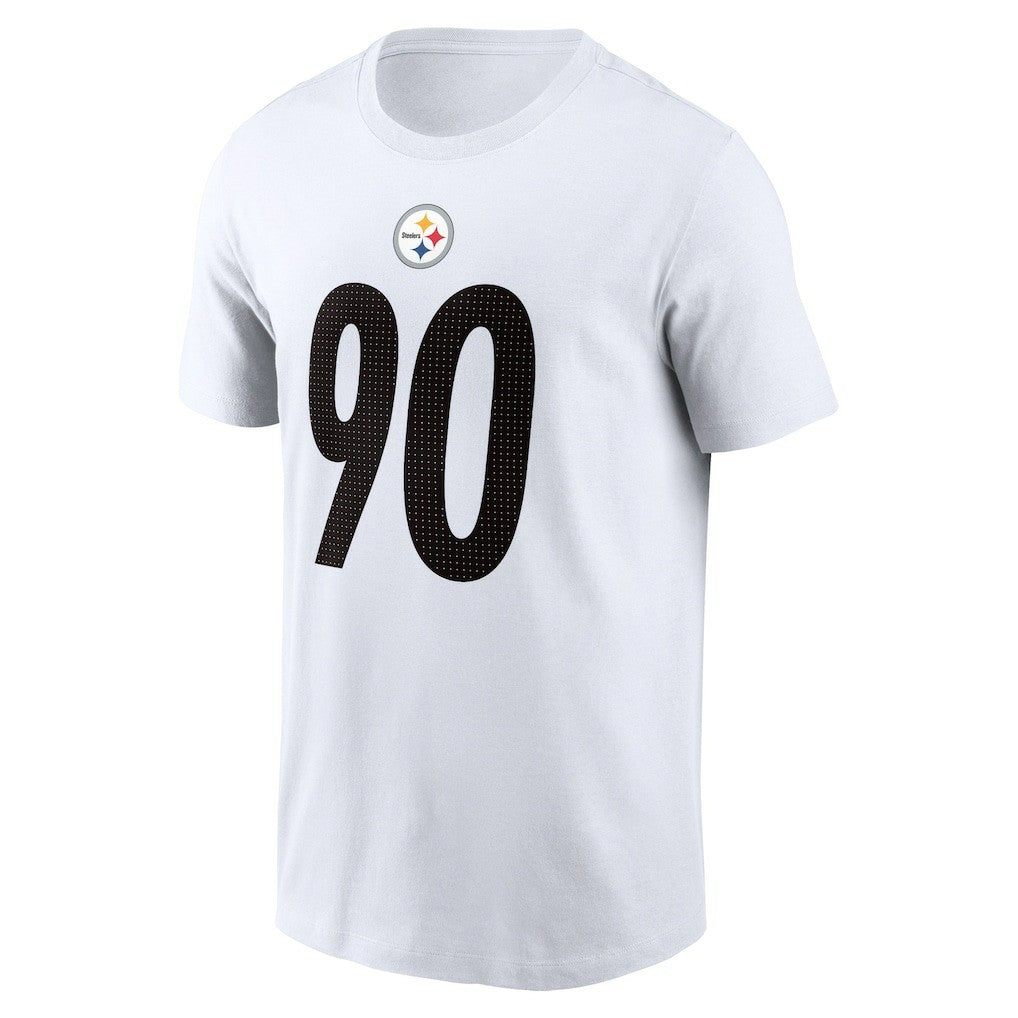 T.J. Watt Pittsburgh Steelers Player Name & Number T-Shirt - White | Nike sale