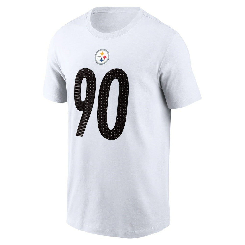 T.J. Watt Pittsburgh Steelers Player Name & Number T-Shirt - White | Nike sale