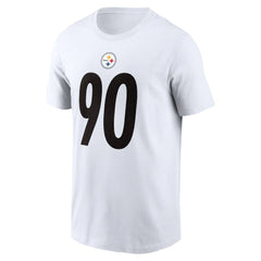T.J. Watt Pittsburgh Steelers Player Name & Number T-Shirt - White | Nike sale