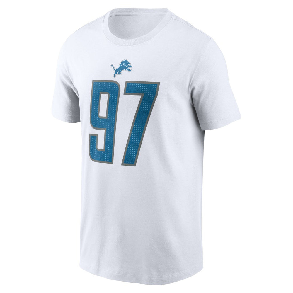 Aidan Hutchinson Detroit Lions Player Name & Number T-Shirt - White | Nike outlet
