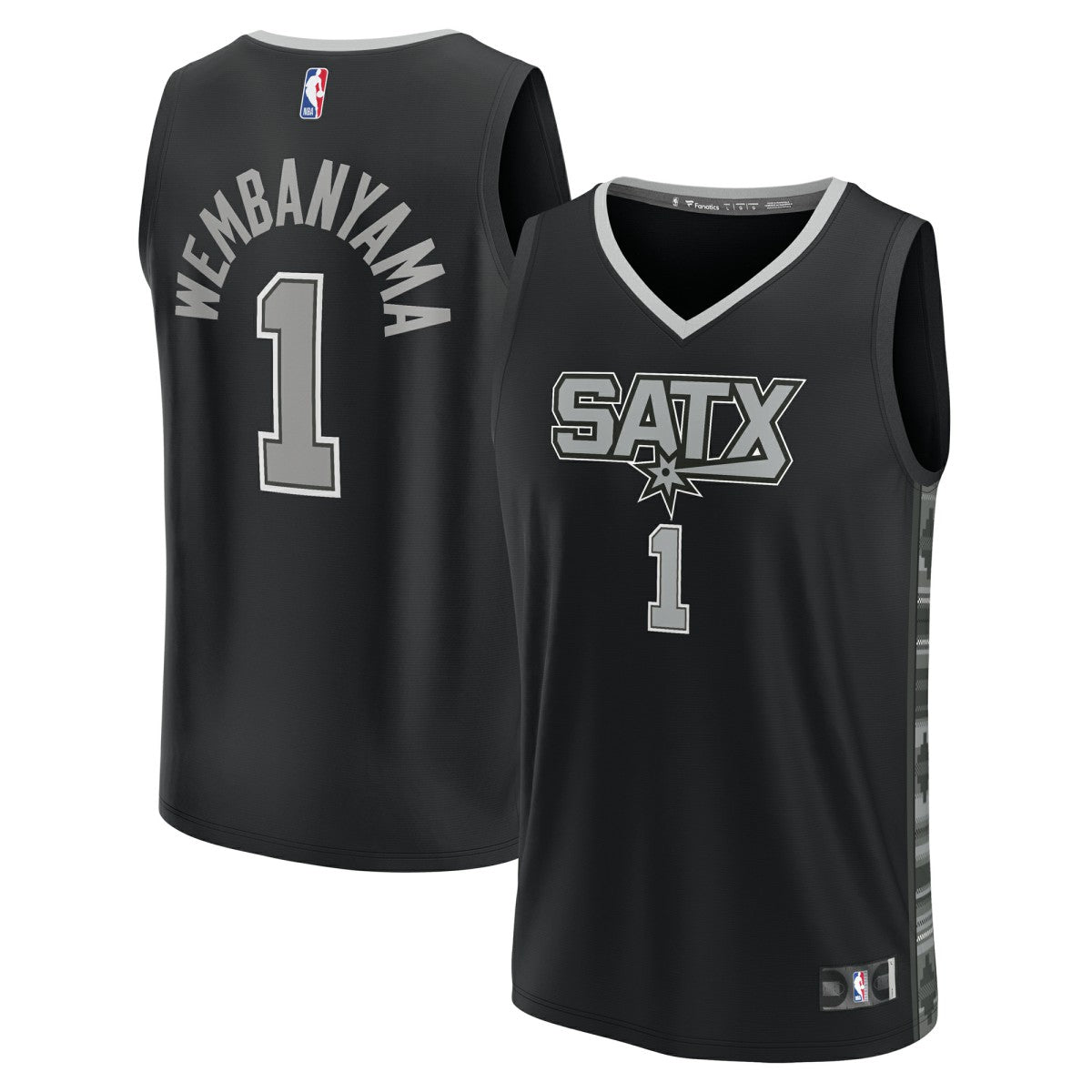 Victor Wembanyama San Antonio Spurs Youth Fast Break Player Jersey - Statement Edition - Black | Fanatics sale