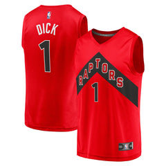 Gradey Dick Toronto Raptors Youth Fast Break Player Jersey - Icon Edition - Red | Fanatics discount