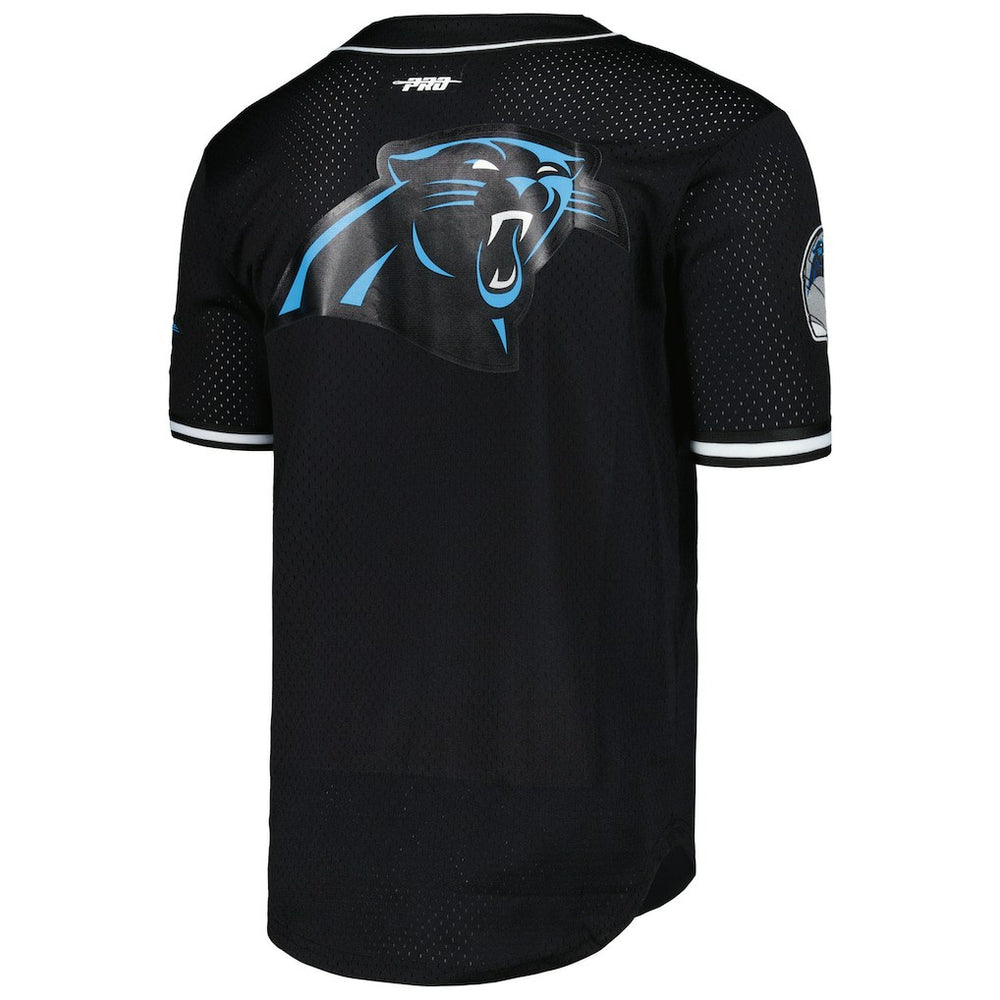 Bryce Young Carolina Panthers Pro Standard Mesh Baseball Button-Up T-Shirt - Black sale