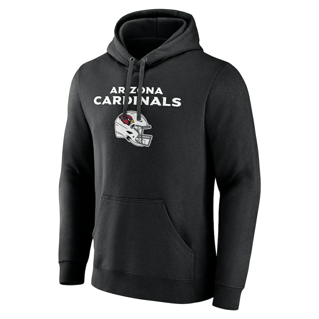 Arizona Cardinals Personalized Name & Number Team Wordmark Pullover Hoodie - Black cheap