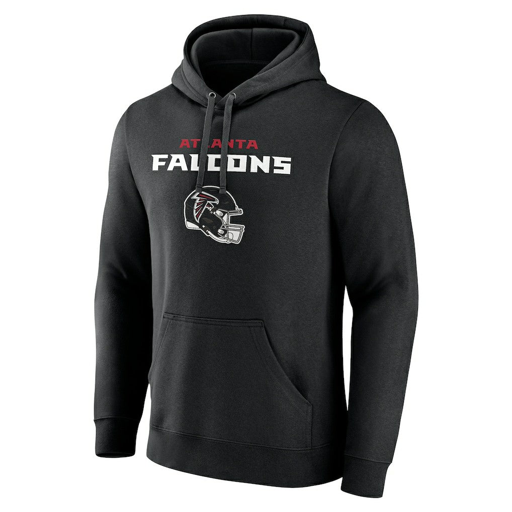 Atlanta Falcons Personalized Name & Number Team Wordmark Pullover Hoodie - Black outlet