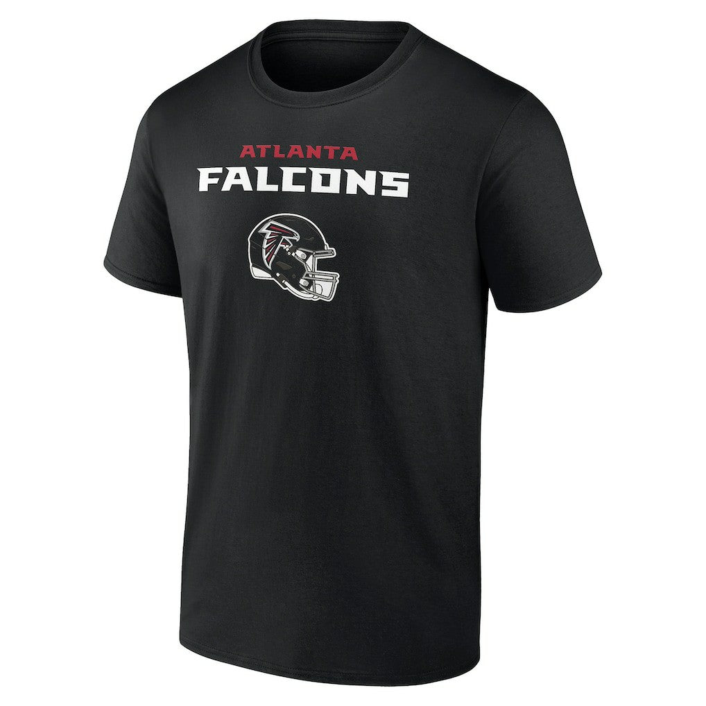 Atlanta Falcons Personalized Name & Number Team Wordmark T-Shirt - Black discount