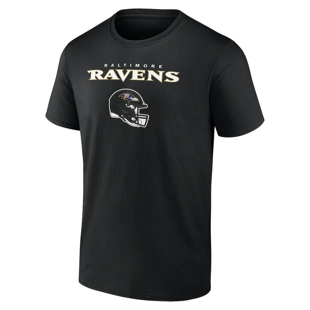 Baltimore Ravens Personalized Name & Number Team Wordmark T-Shirt - Black for sale