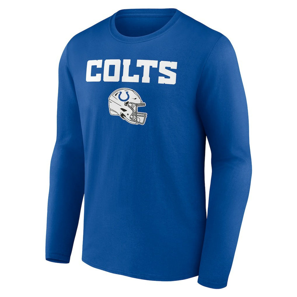 Indianapolis Colts Personalized Name & Number Team Wordmark Long Sleeve T-Shirt - Royal sale