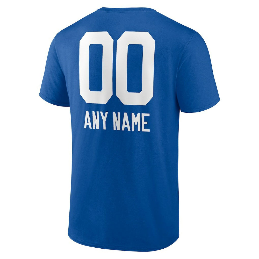 Indianapolis Colts Personalized Name & Number Team Wordmark T-Shirt - Royal discount