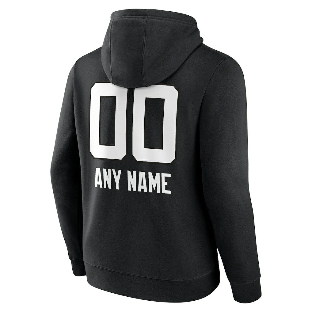 Jacksonville Jaguars Personalized Name & Number Team Wordmark Pullover Hoodie - Black online