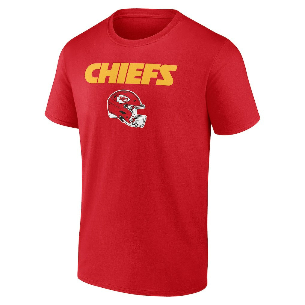 Kansas City Chiefs Personalized Name & Number Team Wordmark T-Shirt - Red discount