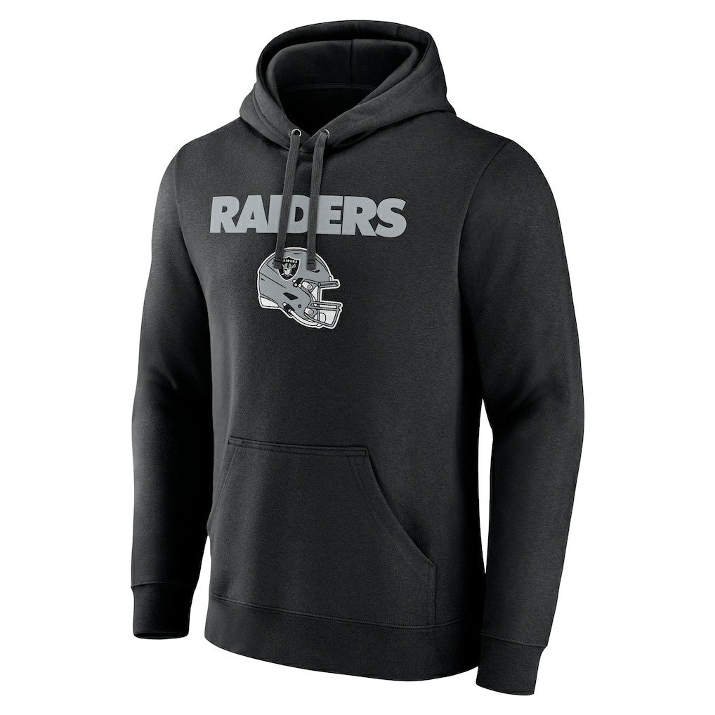 Las Vegas Raiders Personalized Name & Number Team Wordmark Pullover Hoodie - Black sale