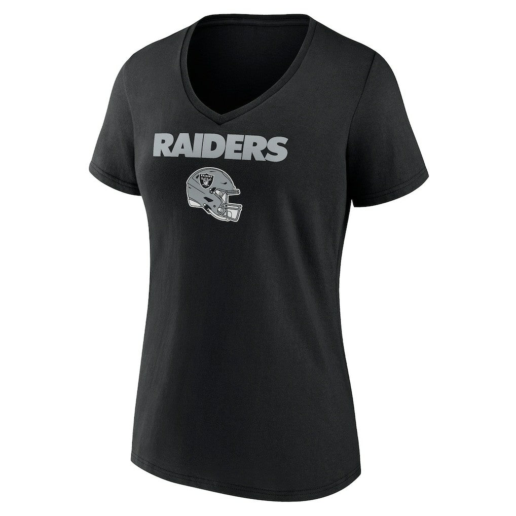 Las Vegas Raiders Women's Personalized Name & Number Team Wordmark V-Neck T-Shirt - Black online