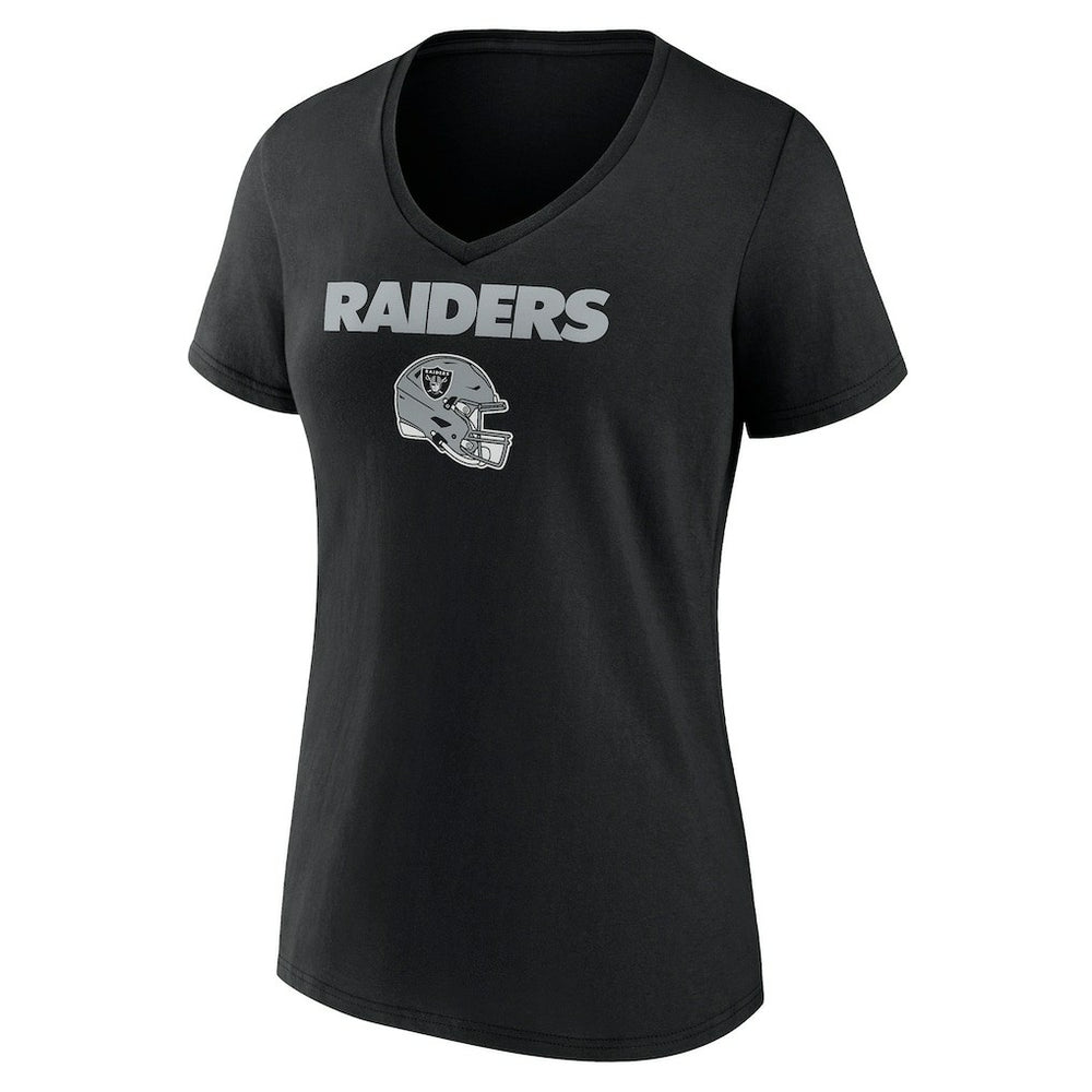 Las Vegas Raiders Women's Personalized Name & Number Team Wordmark V-Neck T-Shirt - Black online