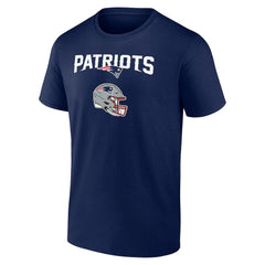 New England Patriots Personalized Name & Number Team Wordmark T-Shirt - Navy online