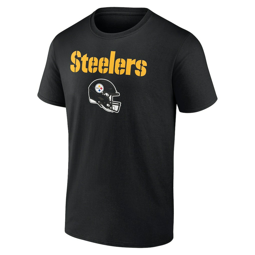 Pittsburgh Steelers Personalized Name & Number Team Wordmark T-Shirt - Black sale