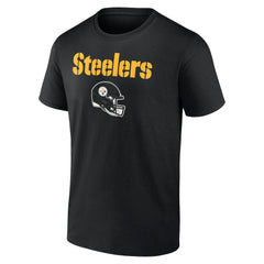 Pittsburgh Steelers Personalized Name & Number Team Wordmark T-Shirt - Black sale