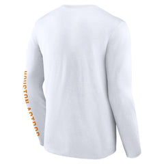 Houston Astros Press Box Long Sleeve T-Shirt - White