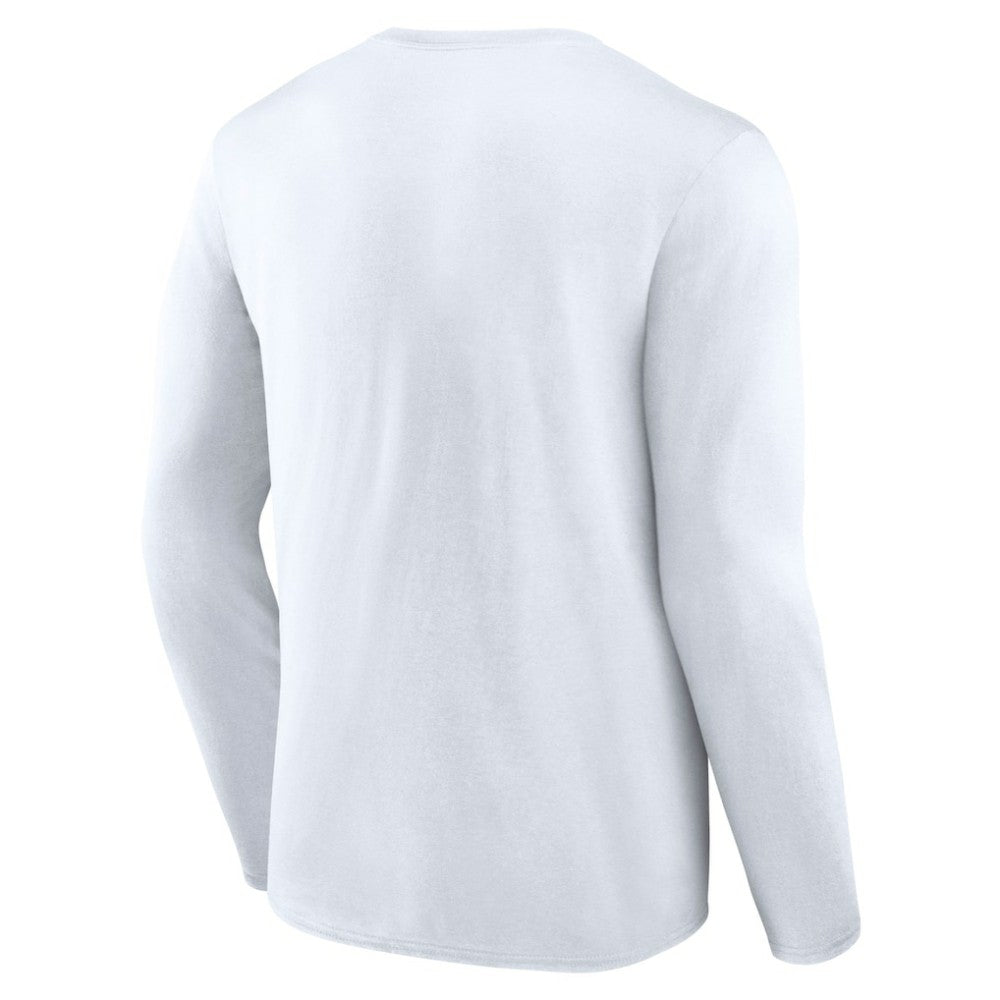 Tampa Bay Rays Press Box Long Sleeve T-Shirt - White