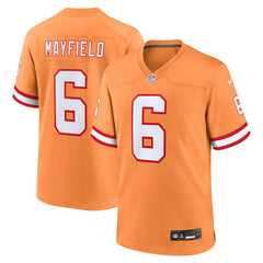 Baker Mayfield Tampa Bay Buccaneers Throwback Game Jersey - Orange | Nike on sale