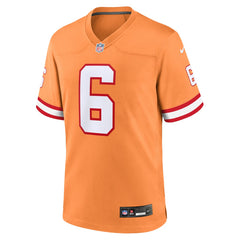 Baker Mayfield Tampa Bay Buccaneers Throwback Game Jersey - Orange | Nike on sale