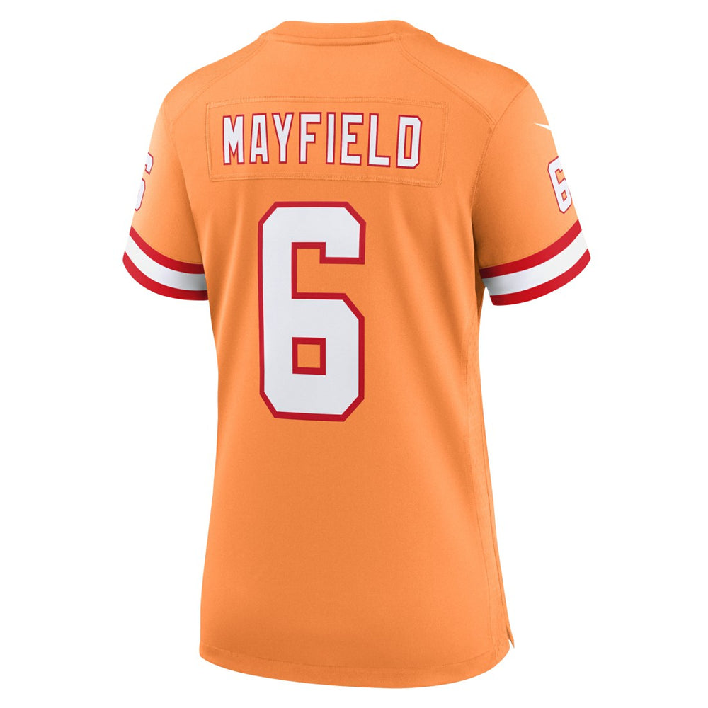 Baker Mayfield Tampa Bay Buccaneers Women's Throwback Game Jersey - Orange | Nike on sale