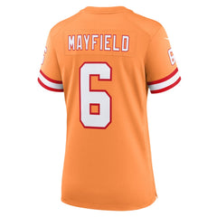 Baker Mayfield Tampa Bay Buccaneers Women's Throwback Game Jersey - Orange | Nike on sale
