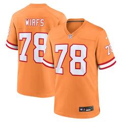 Tristan Wirfs Tampa Bay Buccaneers Alternate Game Jersey - Orange | Nike online