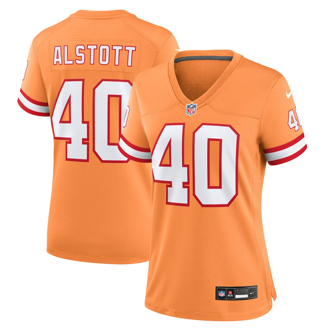 Mike Alstott Tampa Bay Buccaneers Women's Throwback Game Jersey - Orange | Nike discount