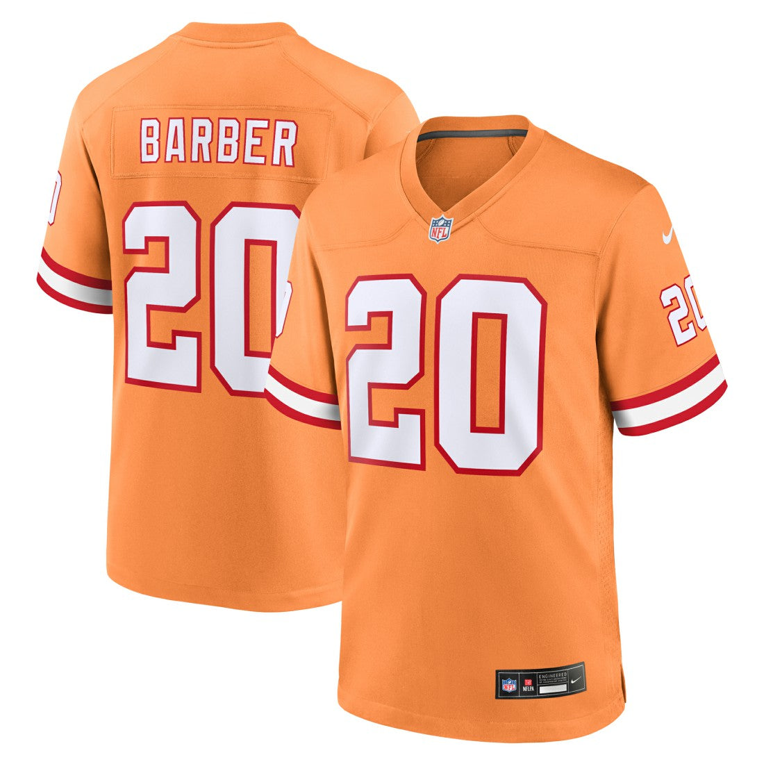Ronde Barber Tampa Bay Buccaneers Retired Player Alternate Game Jersey - Orange | Nike outlet