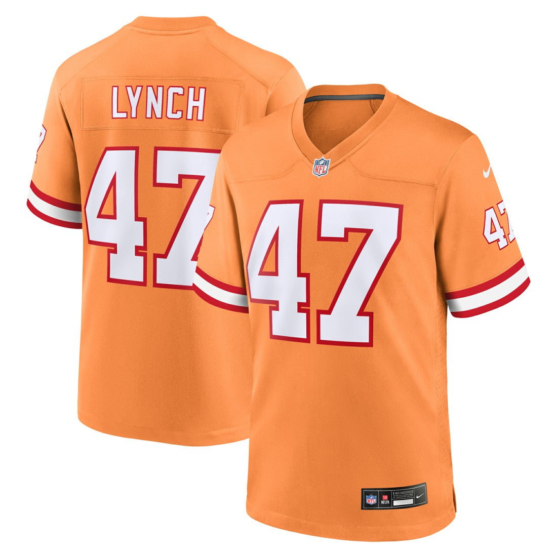 John Lynch Tampa Bay Buccaneers Throwback Game Jersey - Orange | Nike sale