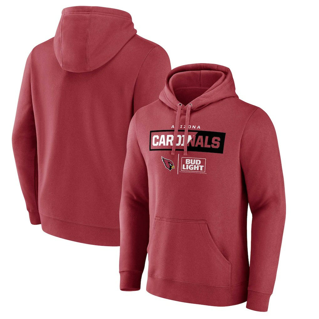 Arizona Cardinals NFL x Bud Light Pullover Hoodie - Cardinal online