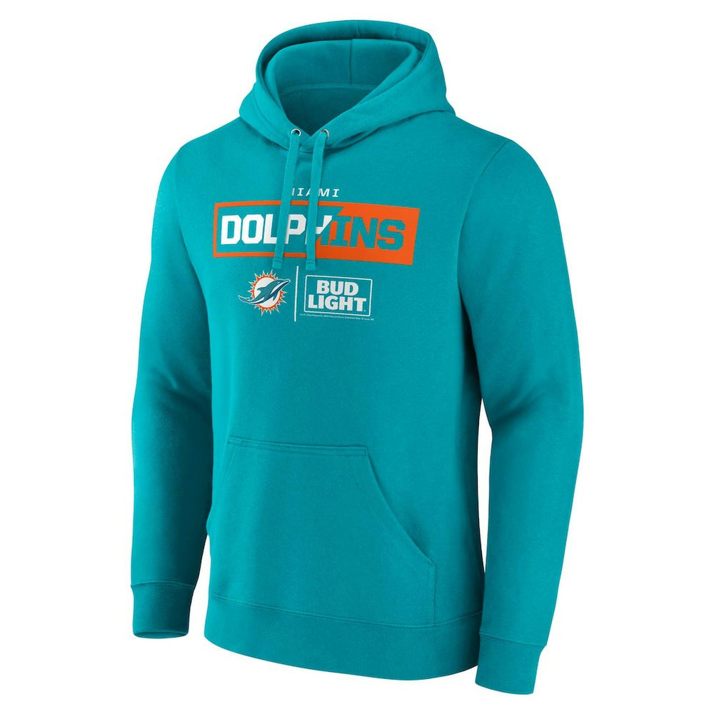 Miami Dolphins NFL x Bud Light Pullover Hoodie - Aqua for sale