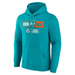 Miami Dolphins NFL x Bud Light Pullover Hoodie - Aqua for sale