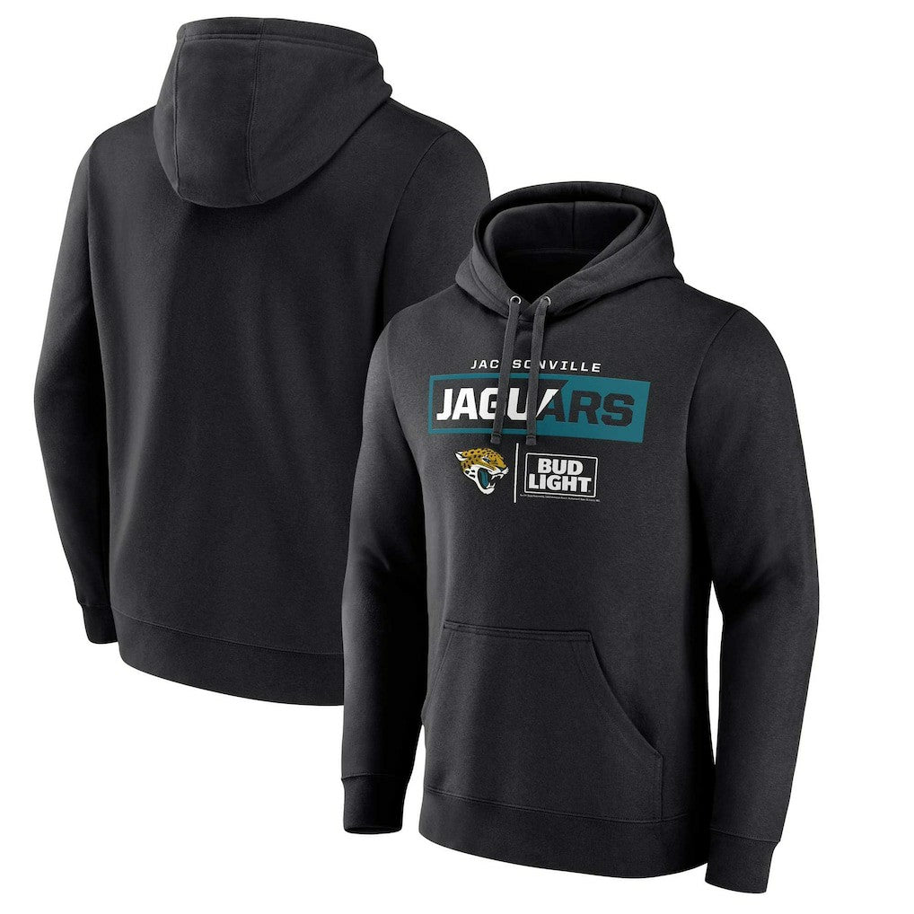 Jacksonville Jaguars NFL x Bud Light Pullover Hoodie - Black online
