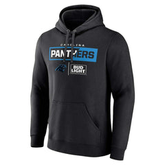 Carolina Panthers NFL x Bud Light Pullover Hoodie - Black sale