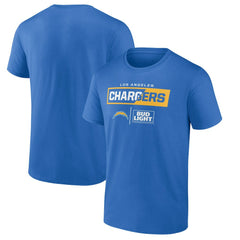 Los Angeles Chargers NFL x Bud Light T-Shirt - Blue on sale