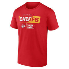 Kansas City Chiefs NFL x Bud Light T-Shirt - Red online