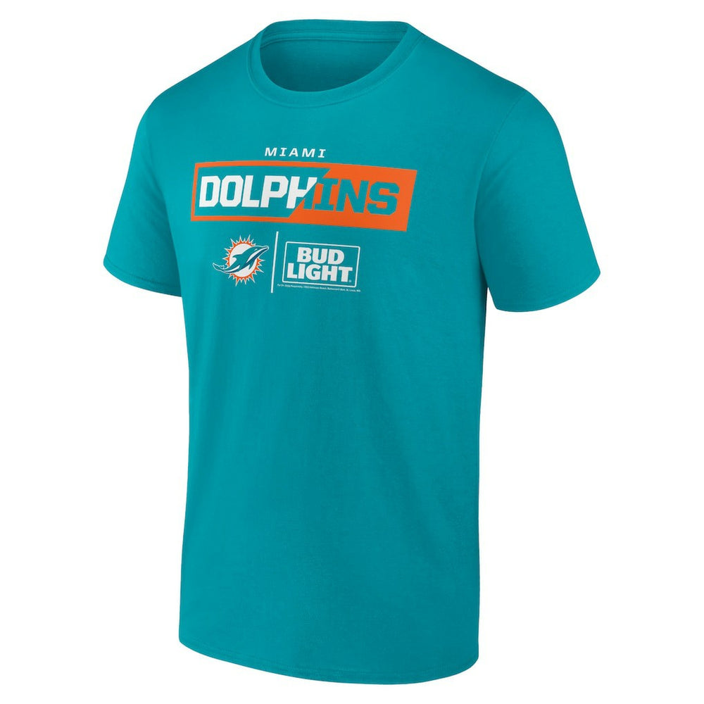 Miami Dolphins NFL x Bud Light T-Shirt - Aqua outlet