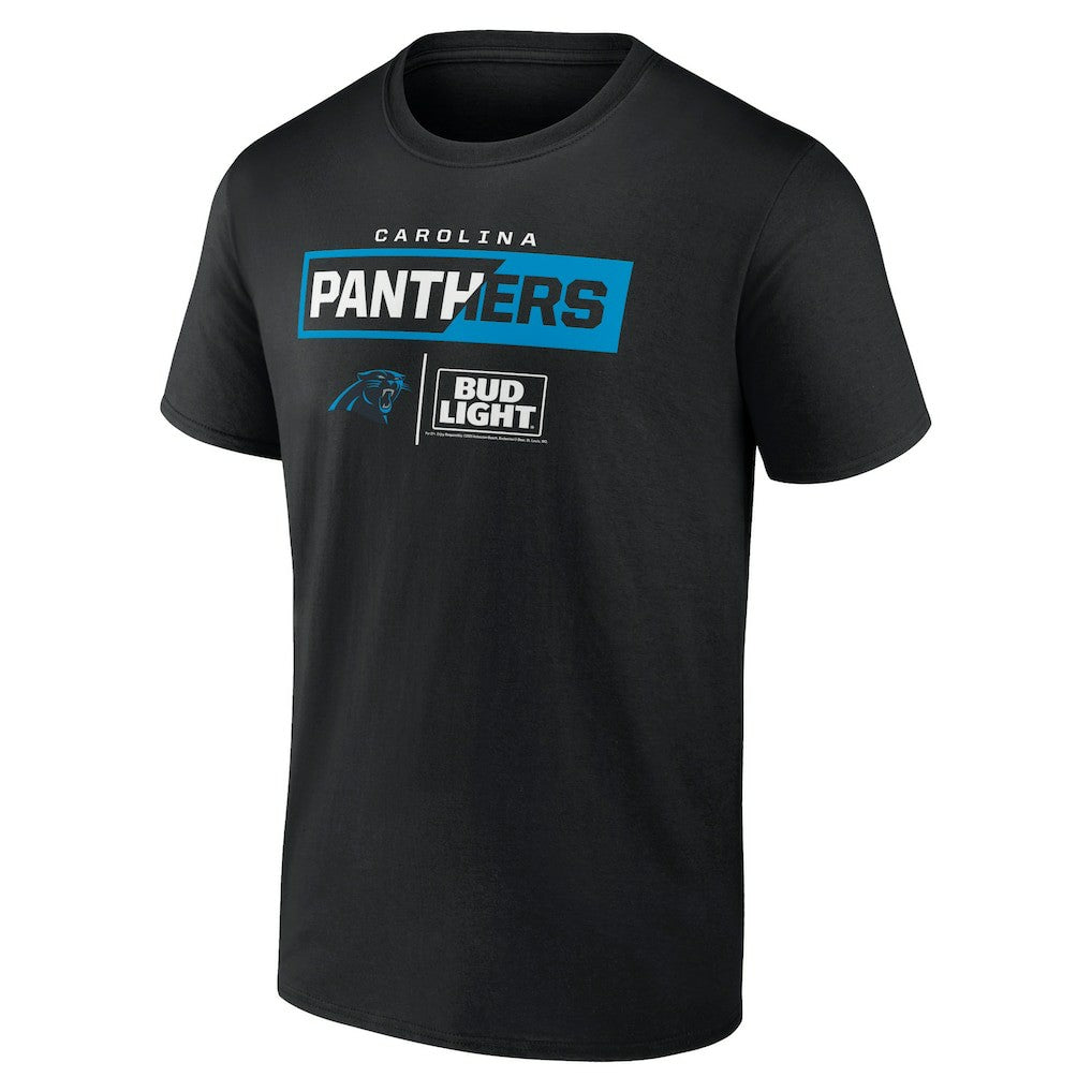 Carolina Panthers NFL x Bud Light T-Shirt - Black online