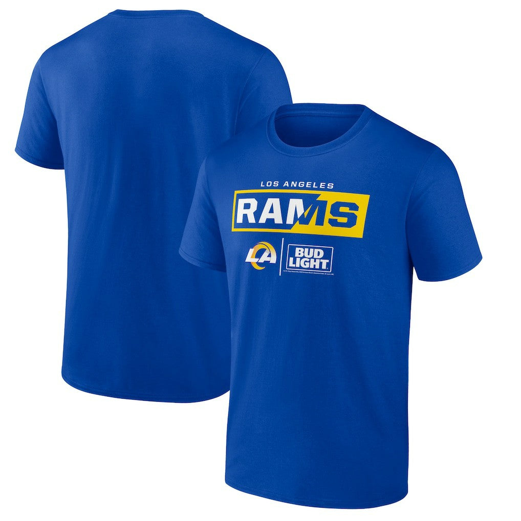 Los Angeles Rams NFL x Bud Light T-Shirt - Royal outlet