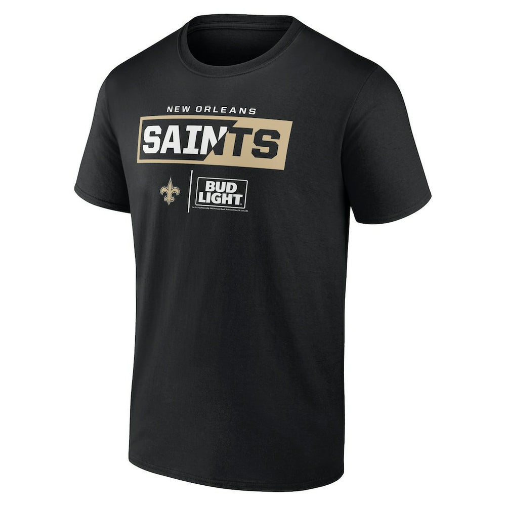 New Orleans Saints NFL x Bud Light T-Shirt - Black online