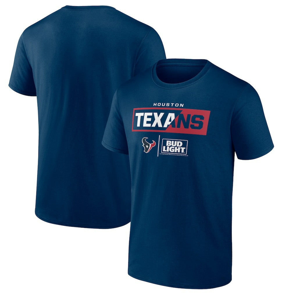 Houston Texans NFL x Bud Light T-Shirt - Navy sale