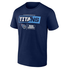 Tennessee Titans NFL x Bud Light T-Shirt - Navy discount