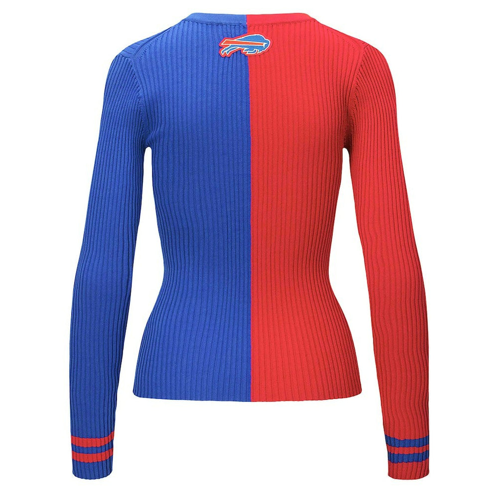 Buffalo Bills STAUD Women's Cargo Sweater - Red/Royal sale