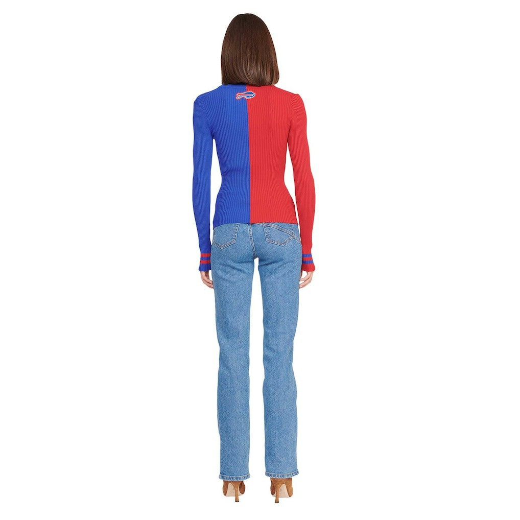 Buffalo Bills STAUD Women's Cargo Sweater - Red/Royal sale