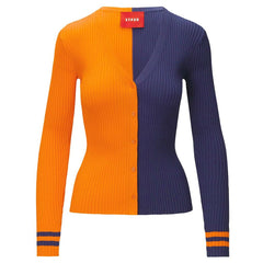 Denver Broncos STAUD Women's Cargo Sweater - Orange/Navy for sale