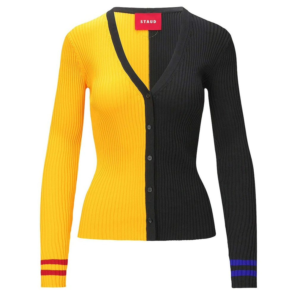 Pittsburgh Steelers STAUD Women's Cargo Sweater - Gold/Black discount